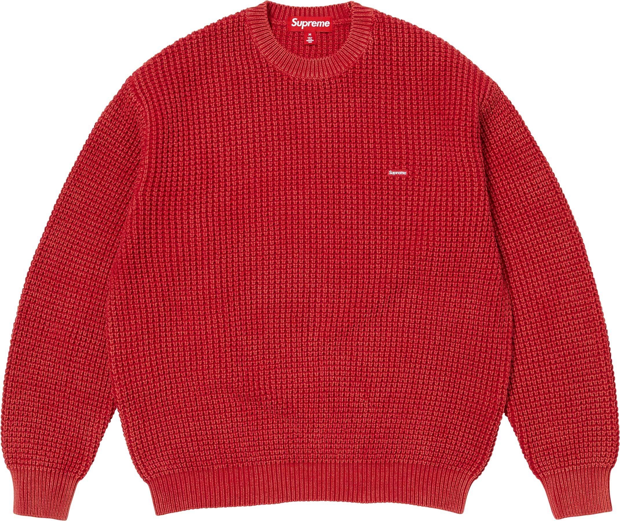 Washed Small Box Waffle Sweater view 6
